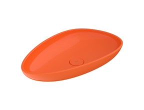 Bocchi Etna Waskom Glans Oranje 58x37x10cm Keramiek
