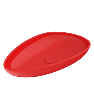 BOCCHI Bocchi Etna Waskom Glans Rood 58x37x10cm Keramiek