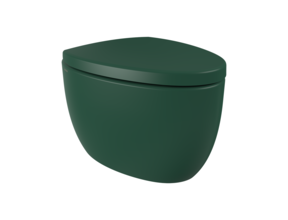 Hangtoilet Bocchi Etna Mat Groen design toilet 54cm excl. zitting