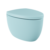 Hangtoilet Bocchi Etna Mat Ice Blue design toilet 54cm excl. zitting