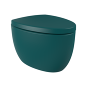 Hangtoilet Bocchi Etna Mat Petrol Blauw design toilet 54cm excl. zitting Hangtoilet Bocchi Etna Mat Petrol Blauw design toilet 54cm excl. zitting