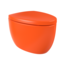 BOCCHI Hangtoilet Bocchi Etna Glans Oranje design toilet 54cm excl. zitting