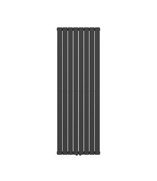 BELRAD Desingradiator Verticaal BUS Zwart 180x61 cm 2164 Watt Dubbelzijdig Midden aansluiting