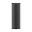 BELRAD Desingradiator Verticaal BUS Zwart 180x61 cm 2164 Watt Dubbelzijdig Midden aansluiting