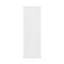 Desingradiator Verticaal BUS Wit 180x53 cm 1975 Watt Dubbelzijdig Midden aansluiting