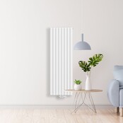 Desingradiator Verticaal BUS Wit 180x61 cm 2164 Watt Dubbelzijdig Midden aansluiting
