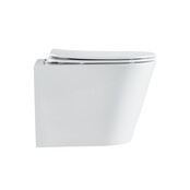 Hangtoilet Turbo Flush Wit Randloos incl. Toiletbril Hangtoilet Turbo Flush Wit Randloos incl. Toiletbril