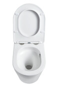 Hangtoilet Turbo Flush Wit Randloos incl. Toiletbril Hangtoilet Turbo Flush Wit Randloos incl. Toiletbril