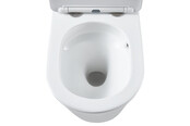 Hangtoilet Turbo Flush Wit Randloos incl. Toiletbril Hangtoilet Turbo Flush Wit Randloos incl. Toiletbril
