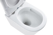 Hangtoilet Turbo Flush Wit Randloos incl. Toiletbril Hangtoilet Turbo Flush Wit Randloos incl. Toiletbril