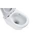 Hangtoilet Turbo Flush Wit Randloos incl. Toiletbril