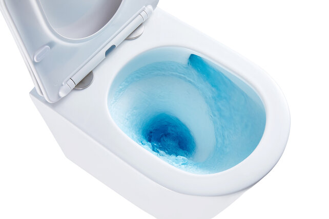 Hangtoilet Turbo Flush Wit Randloos incl. Toiletbril Hangtoilet Turbo Flush Wit Randloos incl. Toiletbril