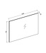 SANI-SUPPLY Badkamerspiegel Basic 120x70 cm Spiegelverwarming (optioneel)