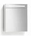 Spiegelkast Quatro Glans Wit 58x70 cm LED verlichting Stopcontact met schakelaar