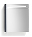 SANI-SUPPLY Spiegelkast Quatro Glans Antraciet 58x70 cm LED verlichting Stopcontact met schakelaar
