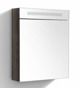 Spiegelkast Quatro Century Oak 58x70 cm LED verlichting Stopcontact met schakelaar Spiegelkast Quatro Century Oak 58x70 cm LED verlichting Stopcontact met schakelaar