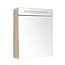 SANI-SUPPLY Spiegelkast Quatro Licht Eiken 58x70 cm LED verlichting Stopcontact met schakelaar