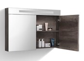 Spiegelkast Quatro Century Oak 100x70 cm LED verlichting Stopcontact met schakelaar Spiegelkast Quatro Century Oak 100x70 cm LED verlichting Stopcontact met schakelaar