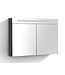 Spiegelkast Quatro Century Oak 120x70 cm LED verlichting Stopcontact met schakelaar