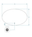 Gliss Design Badkamerspiegel Ovaal 140x90 cm met dimbaar LED-verlichting en verwarming