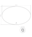 Gliss Design Badkamerspiegel Ovaal 150x95 cm met dimbaar LED-verlichting en verwarming