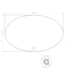 Gliss Design Badkamerspiegel Ovaal 180x115 cm met dimbaar LED-verlichting en verwarming