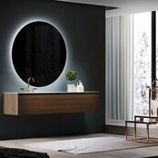 Gliss Design Ronde Spiegel Oko 60 cm met dimbaar LED-verlichting en verwarming Gliss Design Ronde Spiegel Oko 60 cm met dimbaar LED-verlichting en verwarming