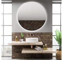 Gliss Design Ronde Spiegel Oko 80 cm met dimbaar LED-verlichting en verwarming