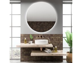 Gliss Design Ronde Spiegel Oko 140 cm met dimbaar LED-verlichting en verwarming