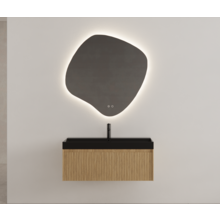 Gliss Design Organsiche Spiegel Clio 80x80 cm met dimbaar LED-verlichting en verwarming