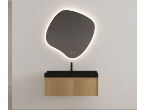 Gliss Design Organsiche Spiegel Clio 80x80 cm met dimbaar LED-verlichting en verwarming