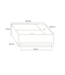 Aloni Fonteinset Bella Zwart - Geborsteld Koper Links Fontein Solid Surface met handdoekhouder