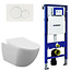 GEBERIT Toiletset Geberit UP320 Mat Wit Met Spoelrand Hangtoilet Creavit