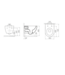 Toiletset Geberit UP320 Mat Wit Randloos Hangtoilet Creavit