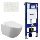 Toiletset Geberit UP320 Mat Wit Randloos Hangtoilet Creavit