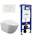 GEBERIT Toiletset Geberit UP320 Mat Wit Randloos Hangtoilet Creavit