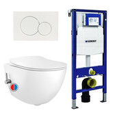 Toiletset Geberit UP320 Wit Met Bidet Warm - Koud Geintegreerde bidetkraan