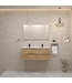 Gliss Project Badkamermeubel 120 cm Dakota Oak met wastafel Mat Wit
