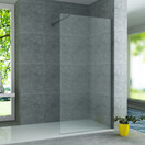 Douchewand Eco Nano Gunmetal 100 x 200 cm 8mm Veiligheidsglas met Nano-Coating