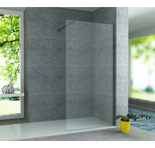 Douchewand Eco Nano Gunmetal 100 x 200 cm 8mm Veiligheidsglas met Nano-Coating