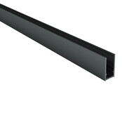 Douchewand Eco Nano Gunmetal 100 x 200 cm 8mm Veiligheidsglas met Nano-Coating