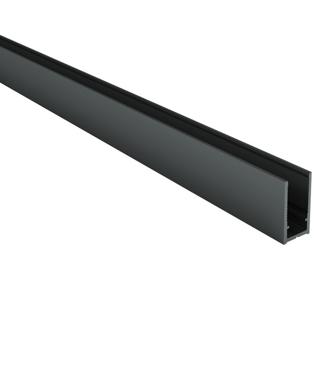 Douchewand Eco Nano Gunmetal 100 x 200 cm 8mm Veiligheidsglas met Nano-Coating