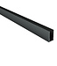 Douchewand Eco Nano Gunmetal 100 x 200 cm 8mm Veiligheidsglas met Nano-Coating