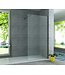Douchewand Eco Nano Gunmetal 140 x 200 cm 8mm Veiligheidsglas met Nano-Coating
