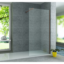 Douchewand Eco Nano Geborsteld Koper 100 x 200 cm 8mm Veiligheidsglas met Nano-Coating