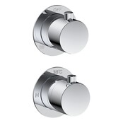 Badkraan met Handdouche Effeze Chroom Inbouw met thermostaat Badkraan met Handdouche Effeze Chroom Inbouw met thermostaat