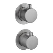 Badkraan met Handdouche Effeze Gunmetal Inbouw met thermostaat