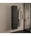Badkamerkast Milan Mat Zwart 160cm 2-deurs