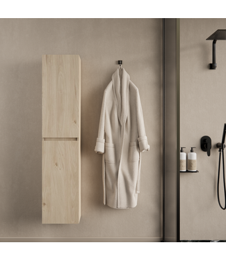 GLISS DESIGN Badkamerkast Milan Kastanje 160cm 2-deurs