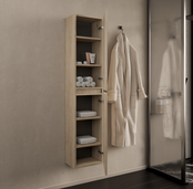 Badkamerkast Milan Kastanje 160cm 2-deurs